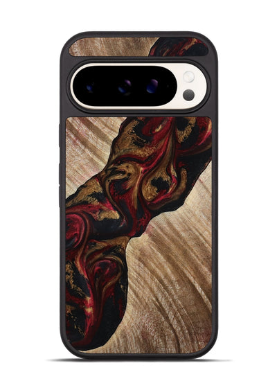 Pixel 9 Pro Wood Phone Case - Tylor (Red, 815302)