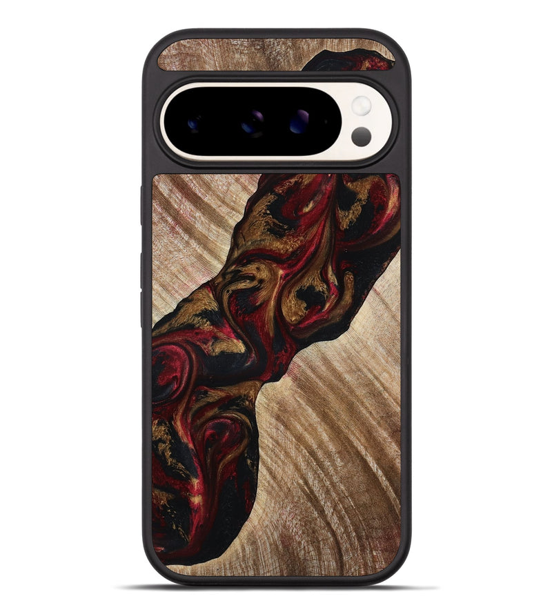 Pixel 9 Pro XL Wood Phone Case - Tylor (Red, 815302)