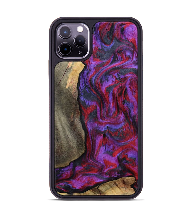 iPhone 11 Pro Max Wood Phone Case - Hudson (Purple, 815303)