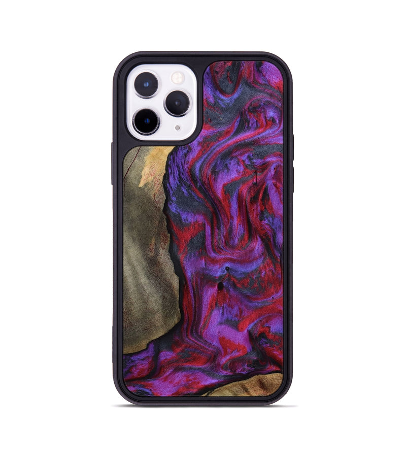 iPhone 11 Pro Wood Phone Case - Hudson (Purple, 815303)