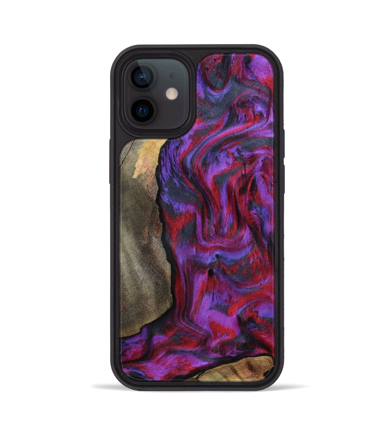 iPhone 12 Wood Phone Case - Hudson (Purple, 815303)