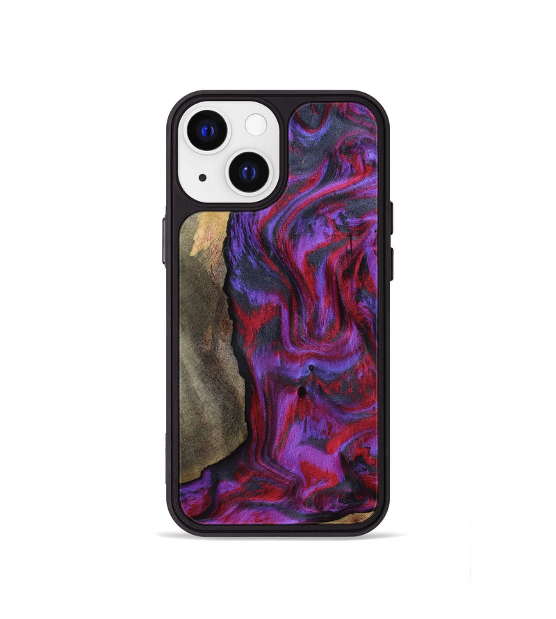 iPhone 13 mini Wood Phone Case - Hudson (Purple, 815303)