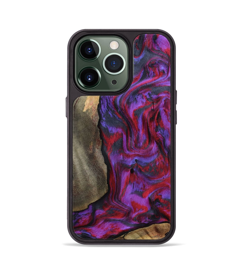 iPhone 13 Pro Wood Phone Case - Hudson (Purple, 815303)