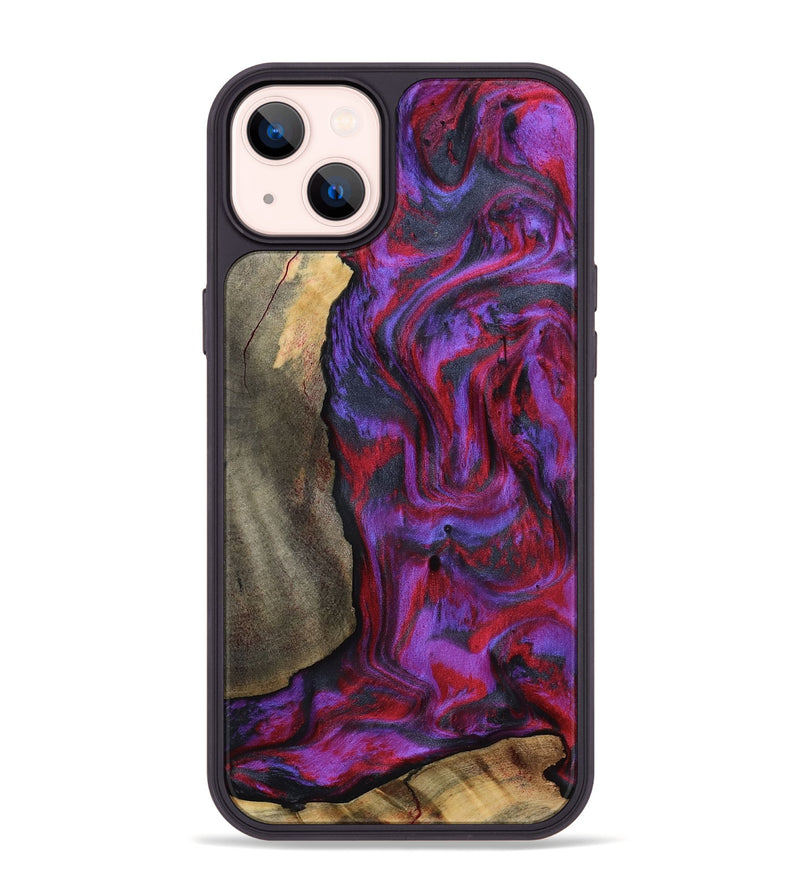 iPhone 14 Plus Wood Phone Case - Hudson (Purple, 815303)