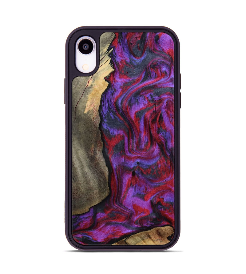 iPhone Xr Wood Phone Case - Hudson (Purple, 815303)