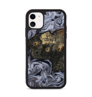 iPhone 11 Wood Phone Case - Elaina (Black & White, 815305)