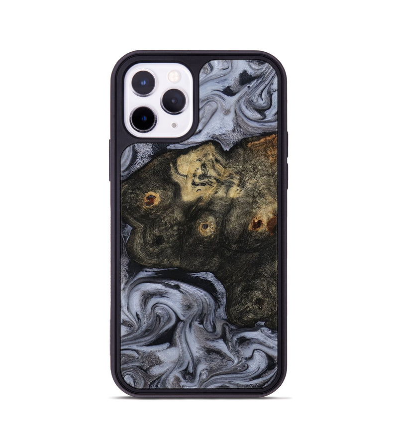 iPhone 11 Pro Wood Phone Case - Elaina (Black & White, 815305)