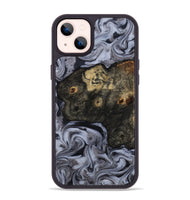 iPhone 14 Plus Wood Phone Case - Elaina (Black & White, 815305)