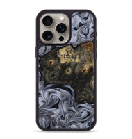 iPhone 15 Pro Max Wood Phone Case - Elaina (Black & White, 815305)