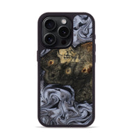 iPhone 15 Pro Wood Phone Case - Elaina (Black & White, 815305)