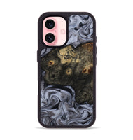 iPhone 16 Wood Phone Case - Elaina (Black & White, 815305)
