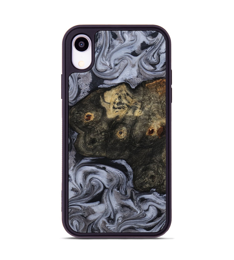 iPhone Xr Wood Phone Case - Elaina (Black & White, 815305)