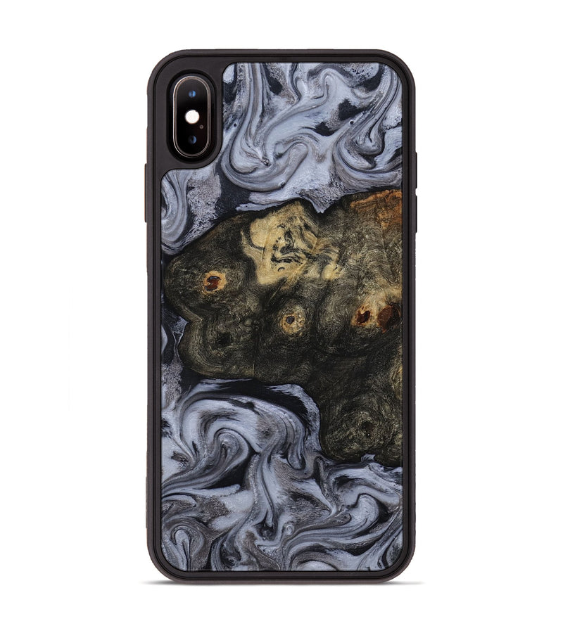 iPhone Xs Max Wood Phone Case - Elaina (Black & White, 815305)