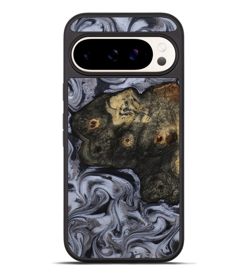 Pixel 9 Pro XL Wood Phone Case - Elaina (Black & White, 815305)