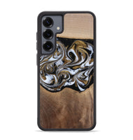 Galaxy S25 Plus Wood Phone Case - Anjali (Black & White, 815308)