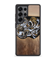 Galaxy S25 Ultra Wood Phone Case - Anjali (Black & White, 815308)