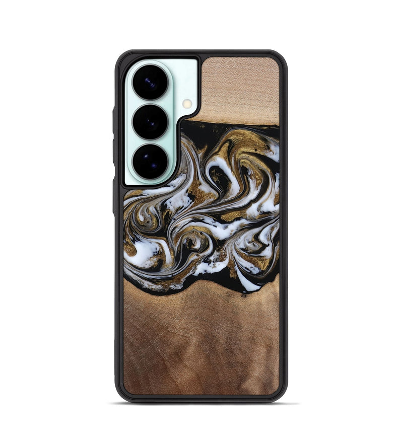 Galaxy S26 Wood Phone Case - Anjali (Black & White, 815308)