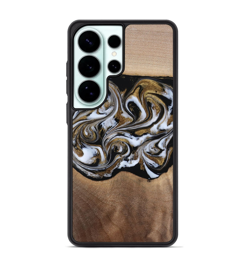 Galaxy S26 Ultra Wood Phone Case - Anjali (Black & White, 815308)
