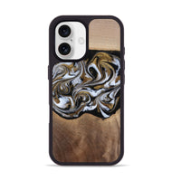 iPhone 17 Wood Phone Case - Anjali (Black & White, 815308)