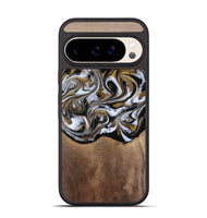Pixel 10 Pro Wood Phone Case - Anjali (Black & White, 815308)
