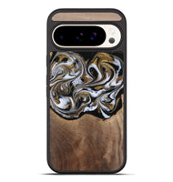 Pixel 10 Pro XL Wood Phone Case - Anjali (Black & White, 815308)