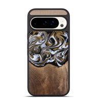 Pixel 9 Wood Phone Case - Anjali (Black & White, 815308)