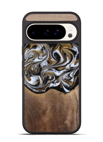 Pixel 9 Pro Wood Phone Case - Anjali (Black & White, 815308)