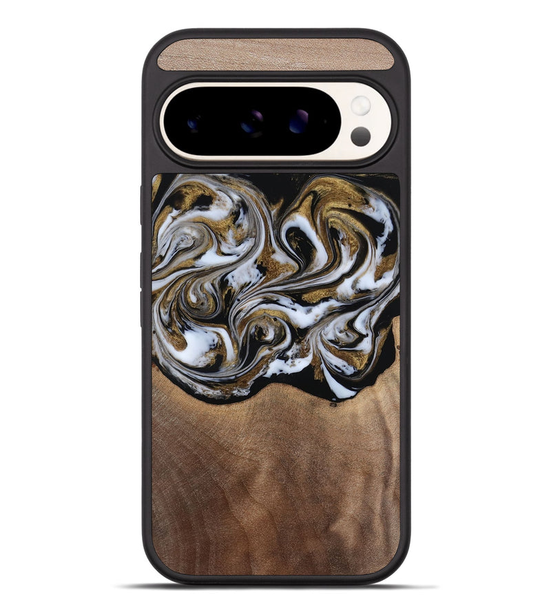 Pixel 9 Pro XL Wood Phone Case - Anjali (Black & White, 815308)