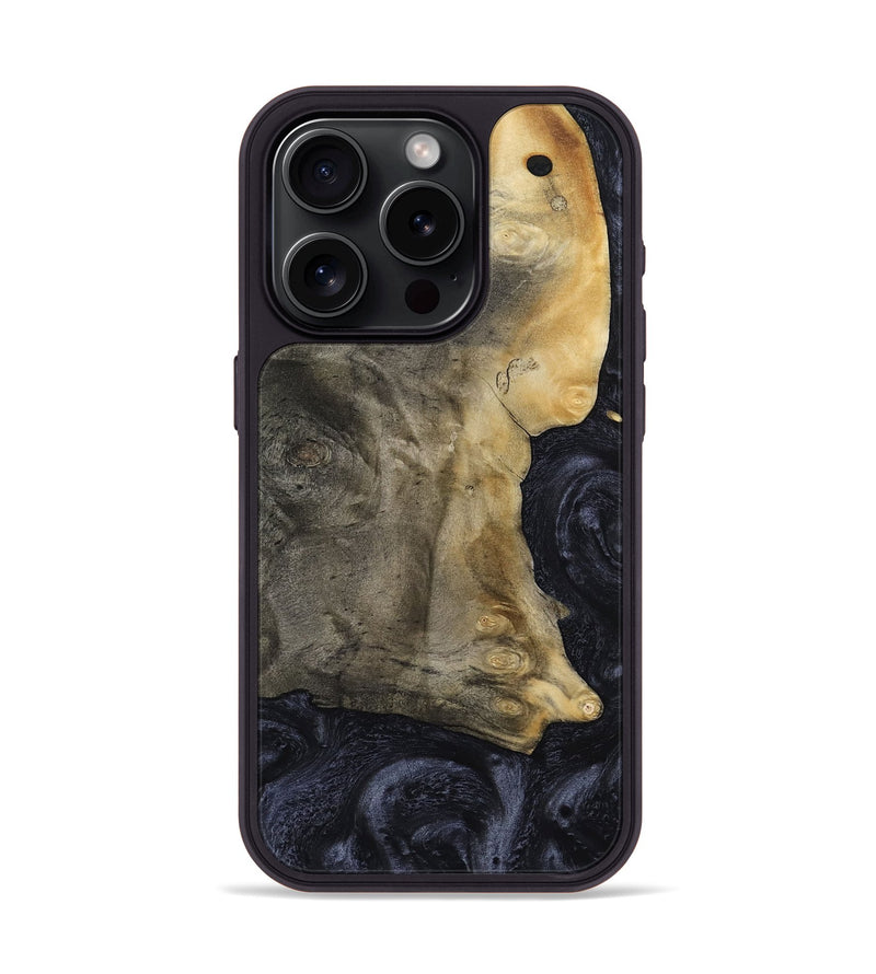 iPhone 15 Pro Wood Phone Case - Maren (Wood Burl, 815318)