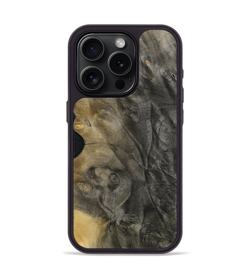 iPhone 15 Pro Wood Phone Case - Malaya (Wood Burl, 815321)