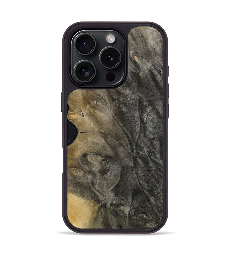 iPhone 16 Pro Wood Phone Case - Malaya (Wood Burl, 815321)