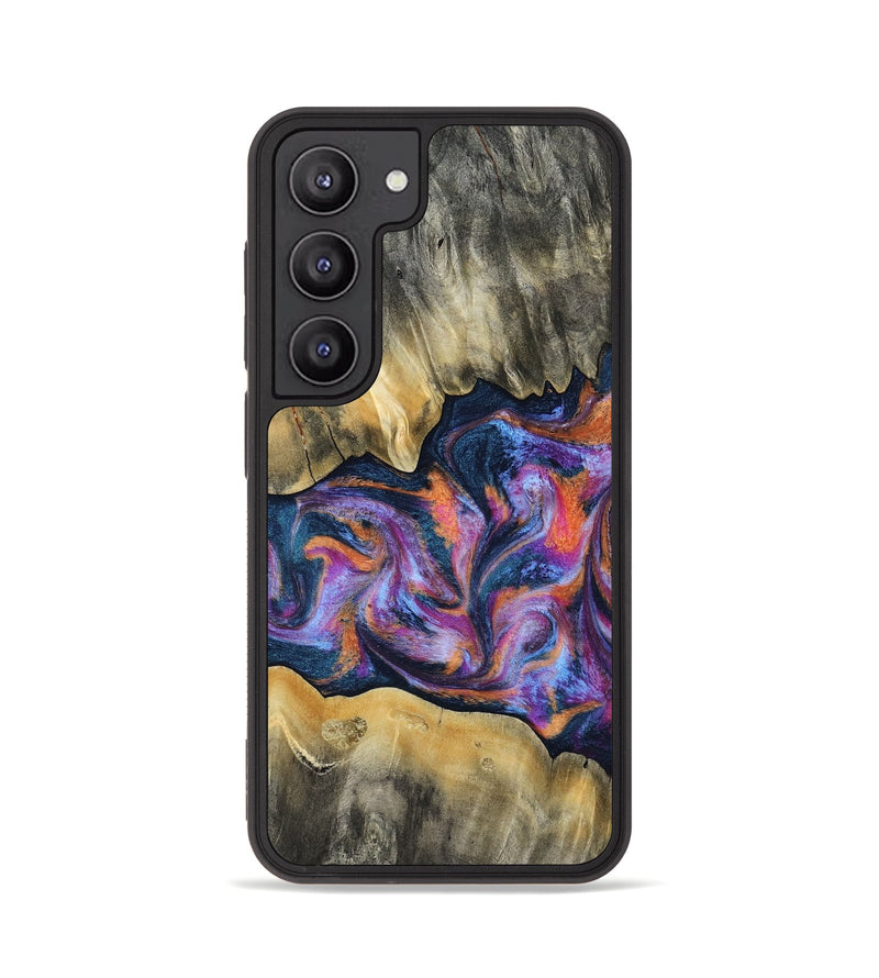 Galaxy S23 Wood Phone Case - Elma (Blue, 815337)