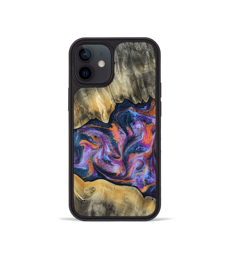 iPhone 12 mini Wood Phone Case - Elma (Blue, 815337)