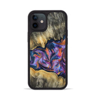 iPhone 12 Wood Phone Case - Elma (Blue, 815337)