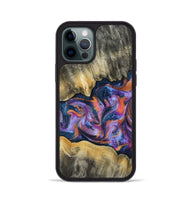 iPhone 12 Pro Wood Phone Case - Elma (Blue, 815337)