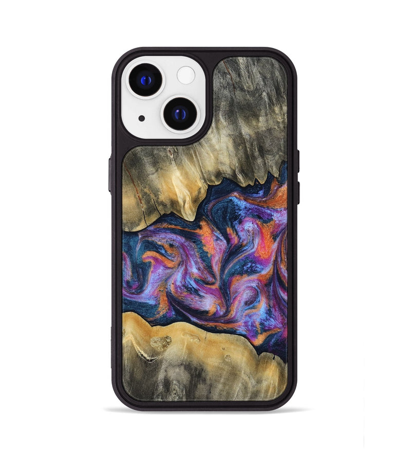 iPhone 13 Wood Phone Case - Elma (Blue, 815337)