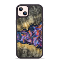 iPhone 14 Plus Wood Phone Case - Elma (Blue, 815337)