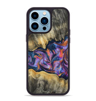 iPhone 14 Pro Max Wood Phone Case - Elma (Blue, 815337)