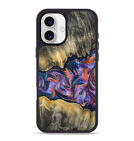 iPhone 16 Plus Wood Phone Case - Elma (Blue, 815337)