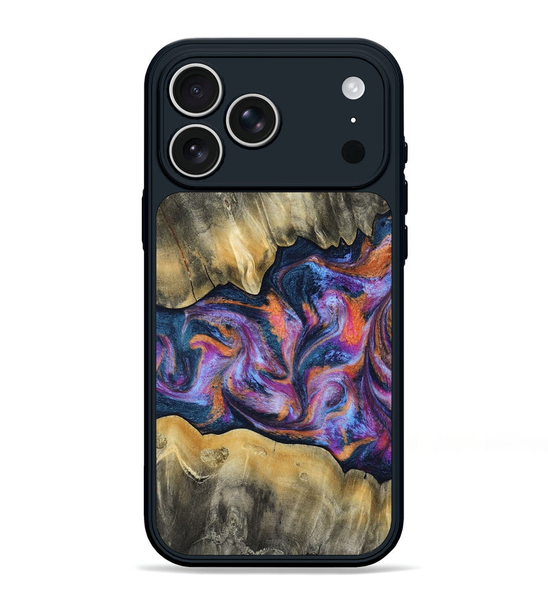 iPhone 17 Pro Max Wood Phone Case - Elma (Blue, 815337)