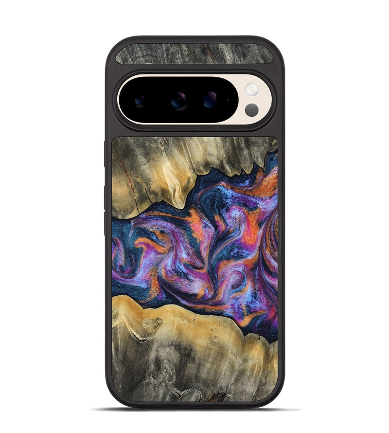 Pixel 10 Pro Wood Phone Case - Elma (Blue, 815337)