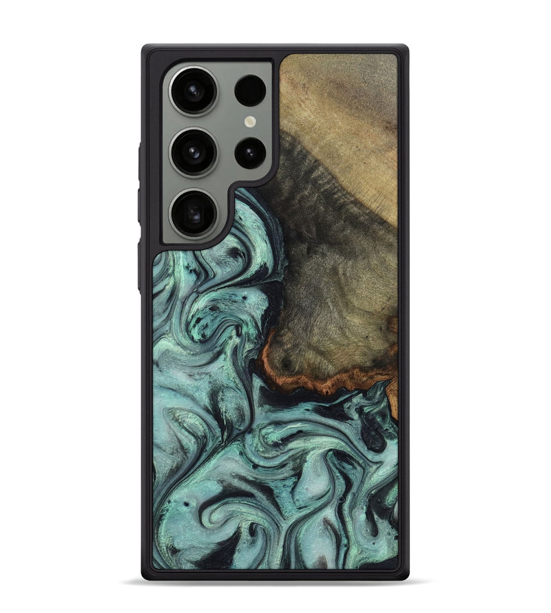 Galaxy S24 Ultra Wood Phone Case - Enzo (Green, 815344)