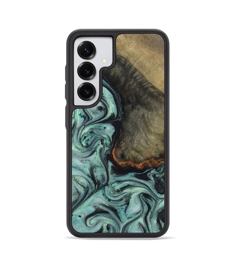 Galaxy S25 Wood Phone Case - Enzo (Green, 815344)