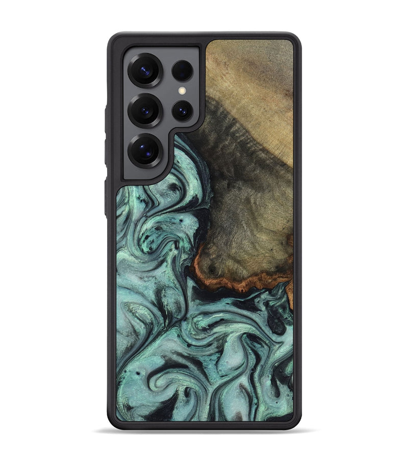 Galaxy S25 Ultra Wood Phone Case - Enzo (Green, 815344)