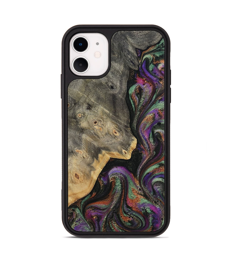 iPhone 11 Wood Phone Case - Dudley (Purple, 815347)