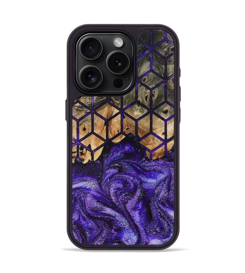 iPhone 15 Pro Wood Phone Case - Bryant (Pattern, 815350)