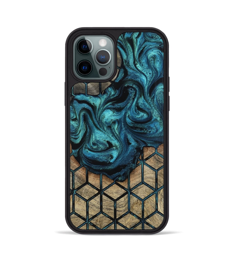 iPhone 12 Pro Wood Phone Case - Dorotha (Pattern, 815357)