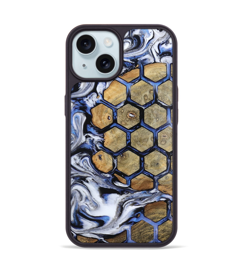 iPhone 15 Wood Phone Case - Shelby (Pattern, 815358)