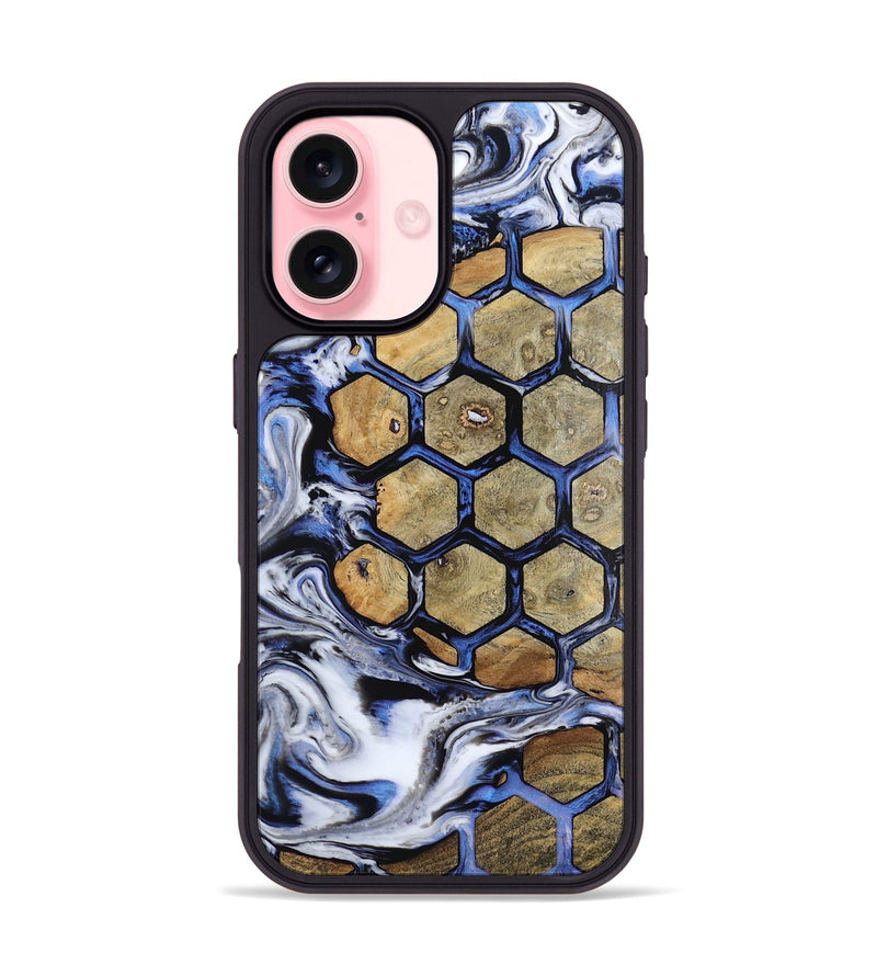 iPhone 16 Wood Phone Case - Shelby (Pattern, 815358)