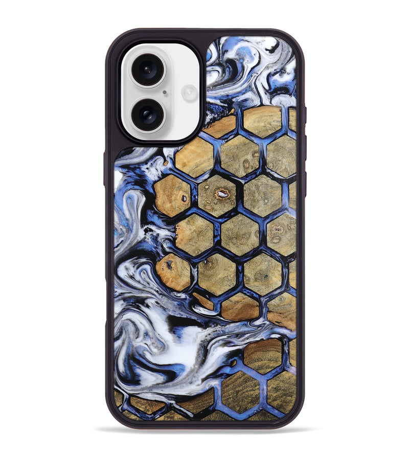 iPhone 16 Plus Wood Phone Case - Shelby (Pattern, 815358)